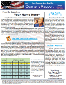 Quarterly Rapport Newsletter